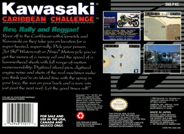 Kawasaki Caribbean Challenge (USA) box cover back